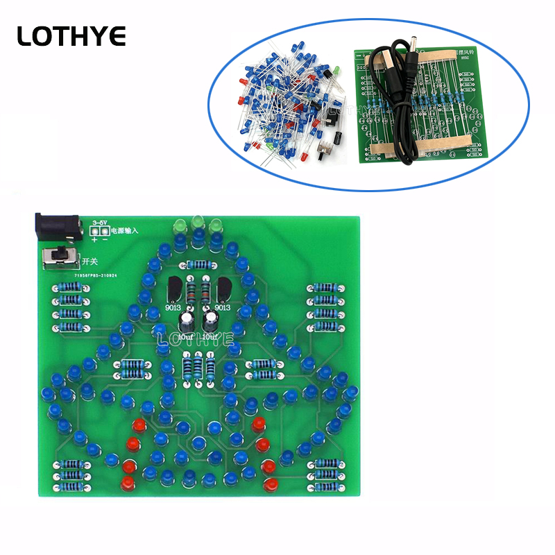 Diy Electronics Project Kit - DC 3-5V LED-licht Swing Windgong Laboratorium