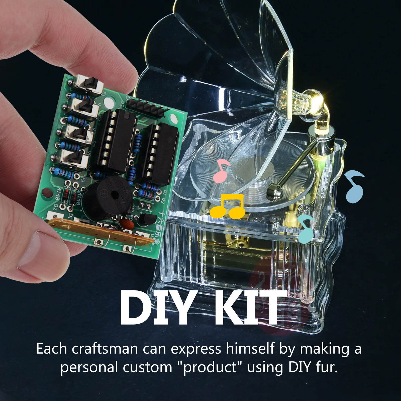 Diy Electronics Box - 1Set DIY Muziekdoos Elektronische Componenten Soldeer