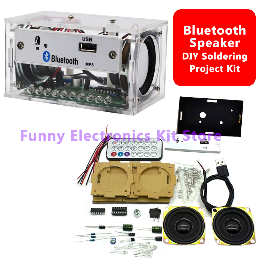 DIY witte stereo Bluetooth-lui - Diy Electronics Learning Kit recensie en prijs