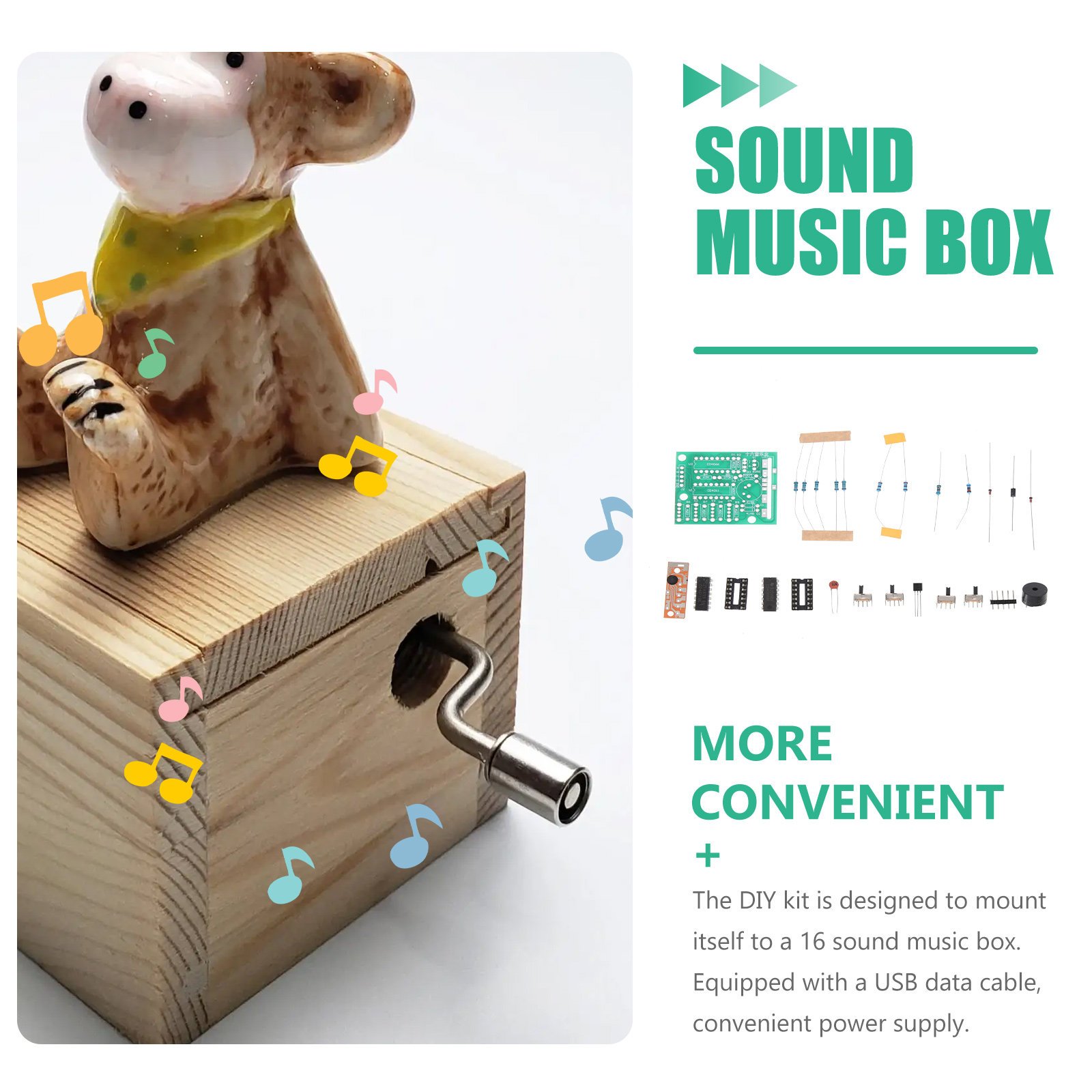 1Set DIY Muziekdoos Elektronis - Diy Electronics Box recensie en prijs