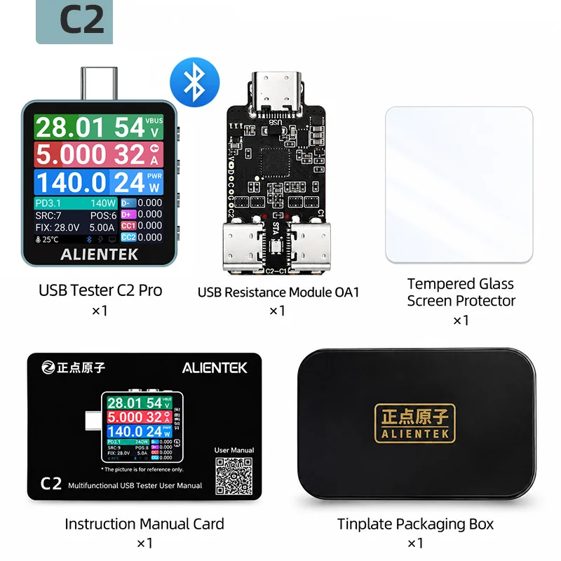 ALIENTEK C2 kleurenschermteste - Logic Analyzer Usb recensie en prijs