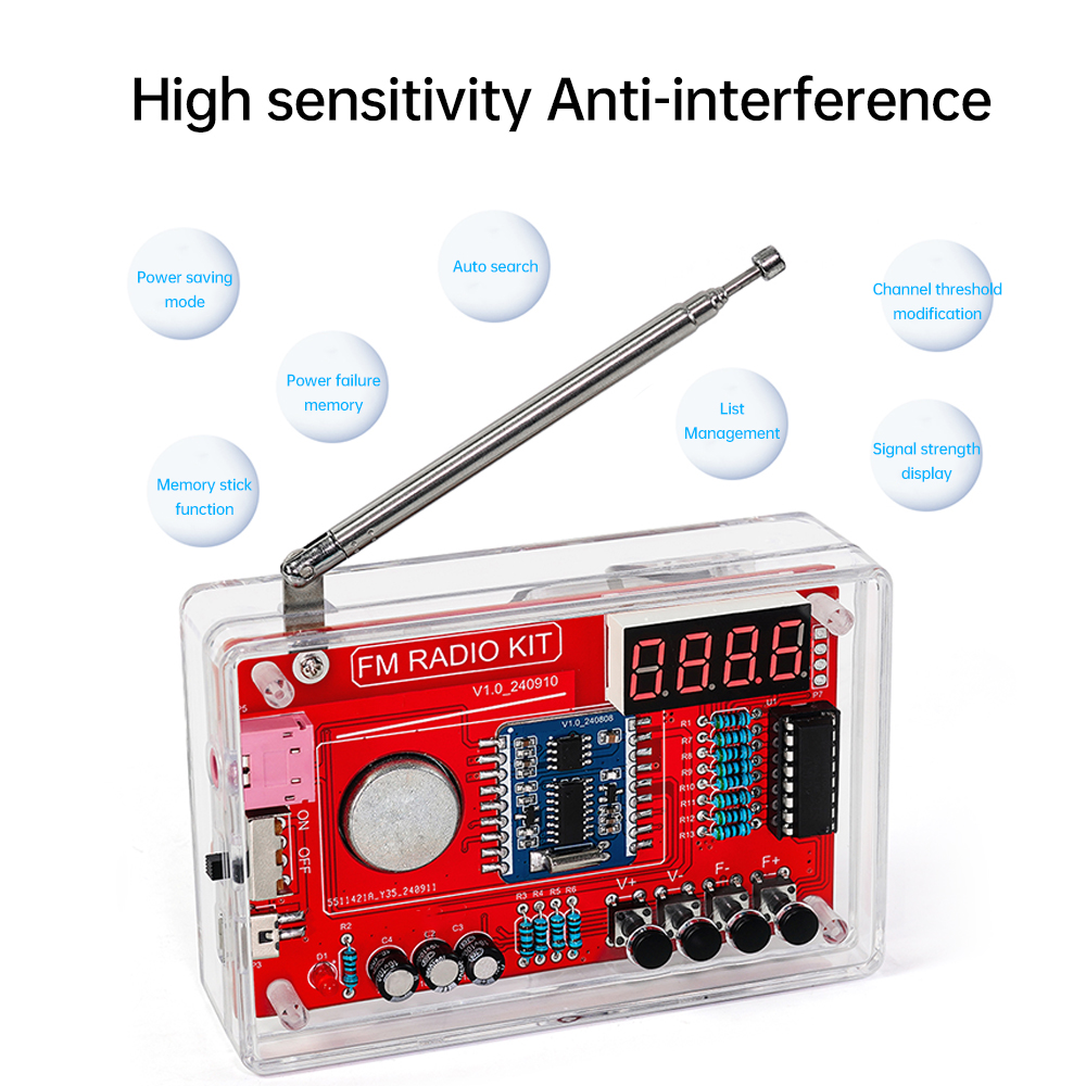    RDA5807 DIY FM-radio Elekt - Diy Audio Electronics Kit recensie en prijs